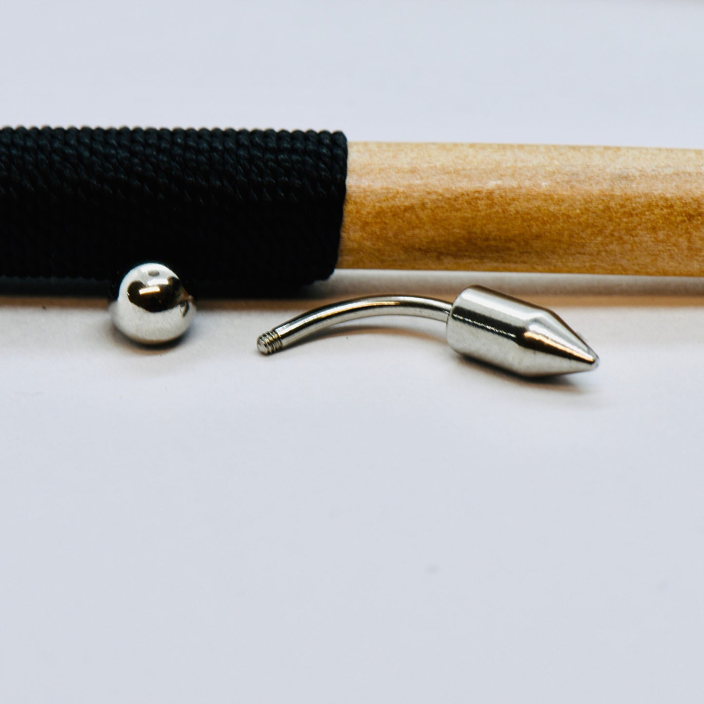 316L Surgical Steel 16G Belly Bar, Rook Bar, Eyebrow Bar Curve Barbell Piercing