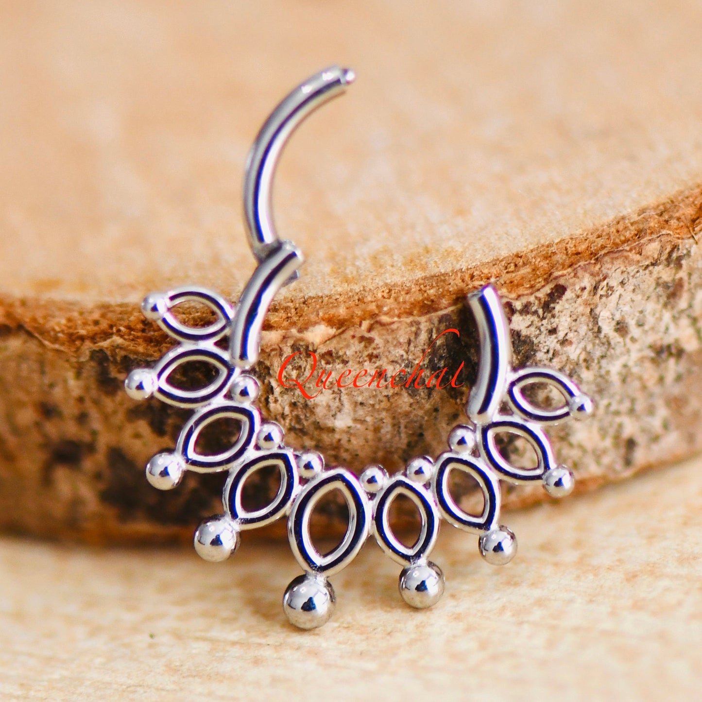 16G 316L Surgical Steel Septum Ring Cartilage Piercing Earring Gold Silver Clicker Ring Daith Ring, Lobe Ring, Septum Ring
