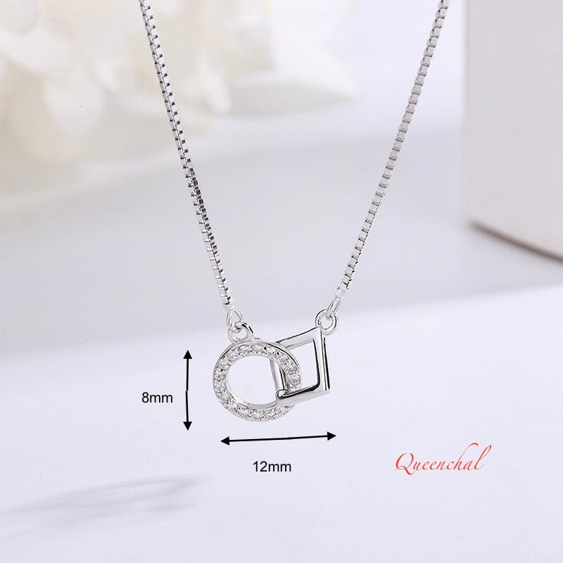 Eternal Link Luxe Necklace – S925 Sterling Silver, 18ct Gold Plated