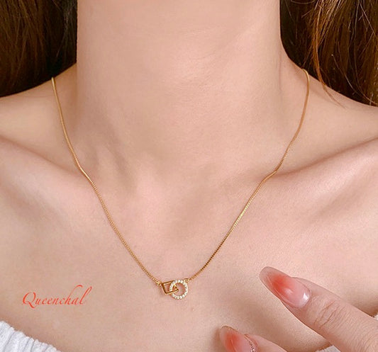 Eternal Link Luxe Necklace – S925 Sterling Silver, 18ct Gold Plated