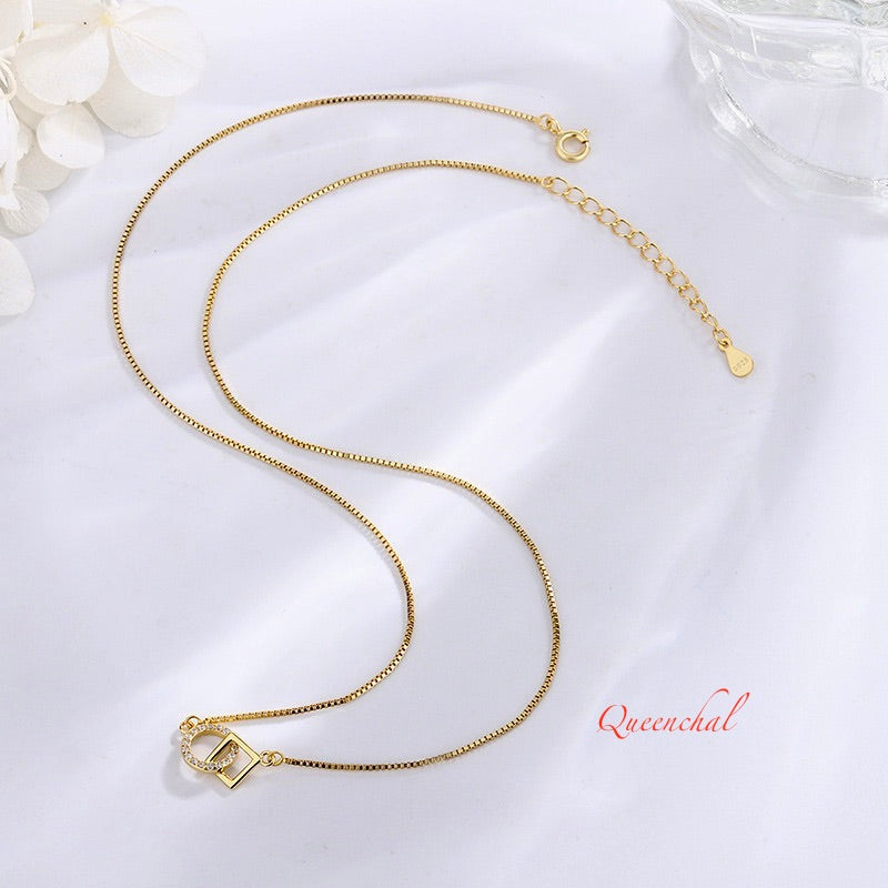 Eternal Link Luxe Necklace – S925 Sterling Silver, 18ct Gold Plated