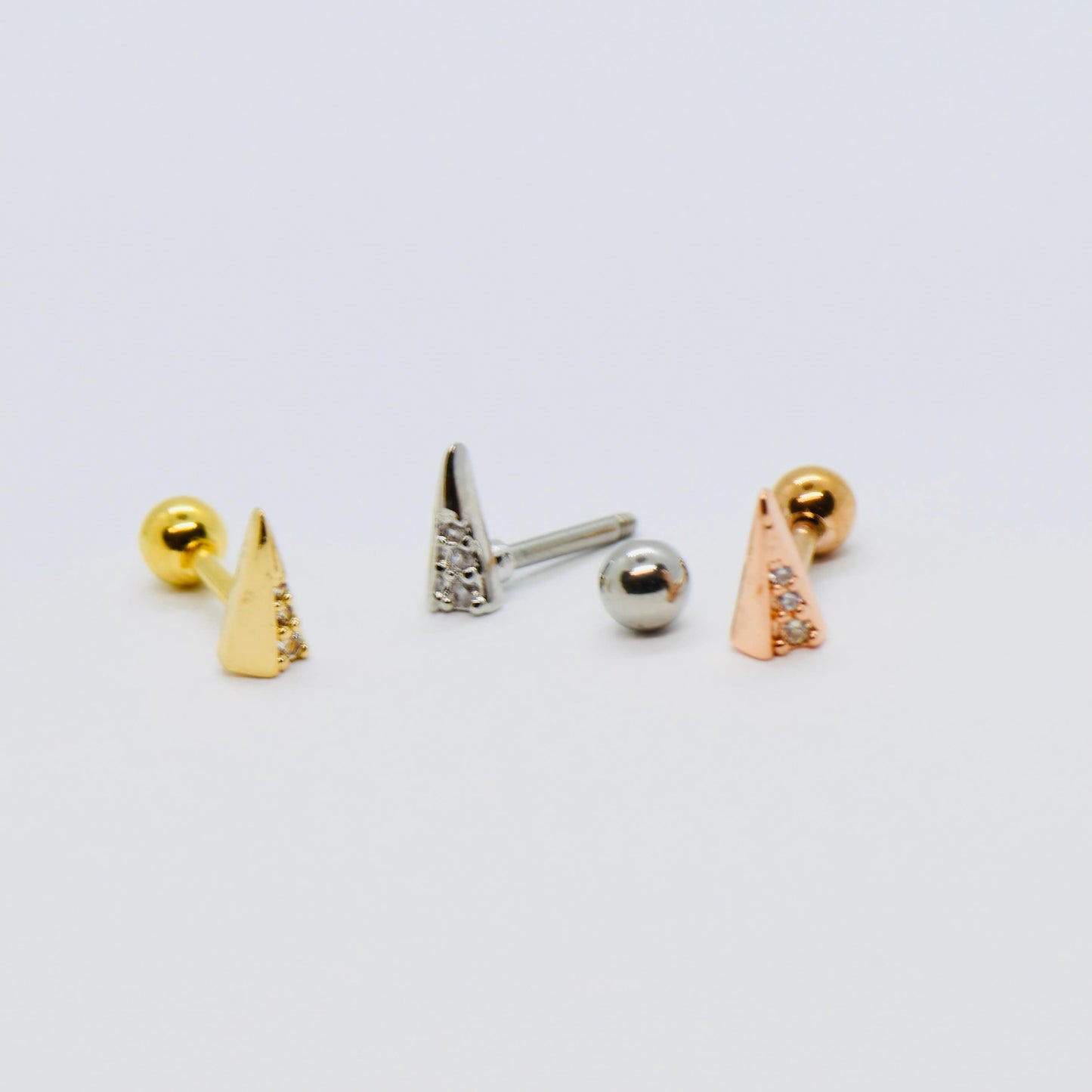 16G 316L Surgical Steel Cone Stud Earring