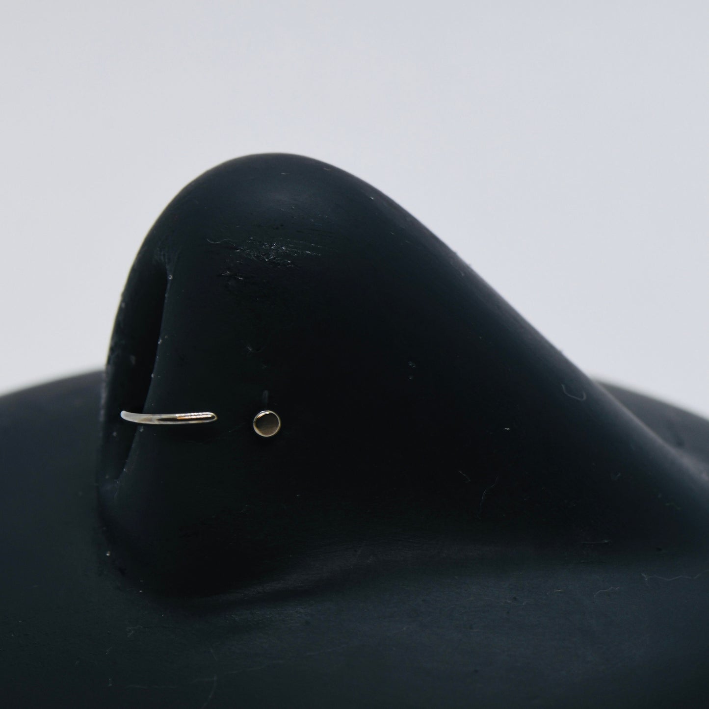 F136 Titanium 20g, 18g D Shape Nose Ring