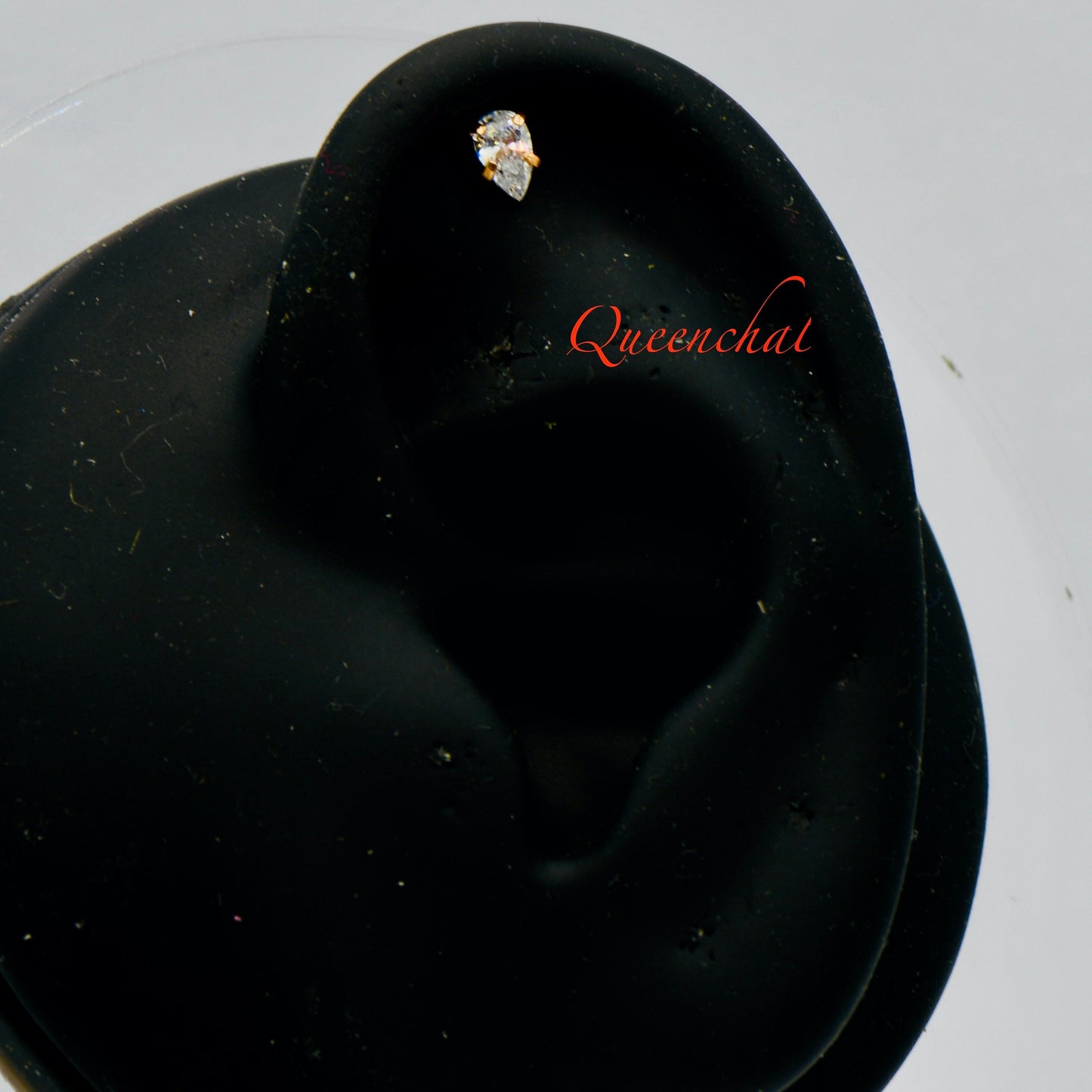 16G 316L Surgical Steel Tear Drops Cartilage Stud Earring