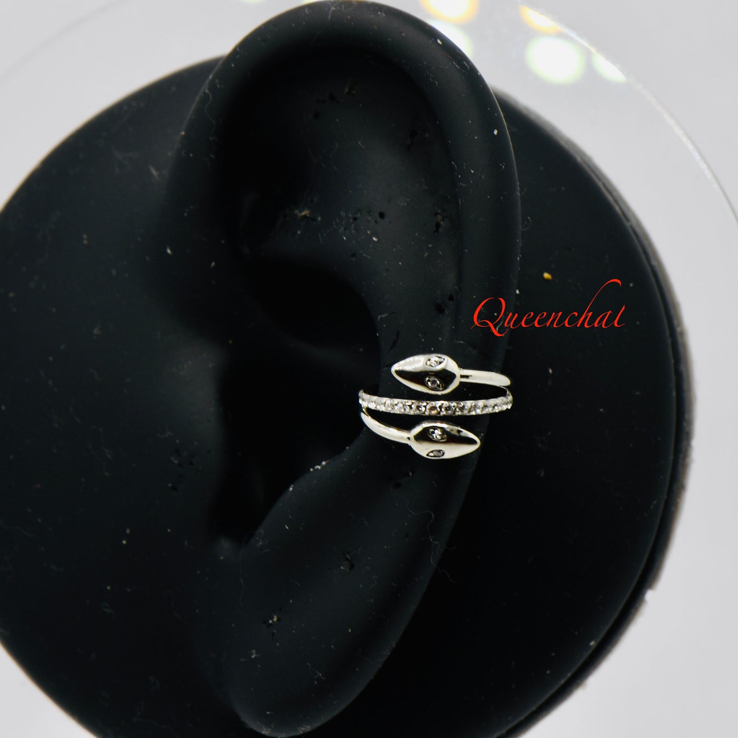16G 316L S/S Double Snake Headedl Hinged Segment Ring Septum Ring Nose Ring