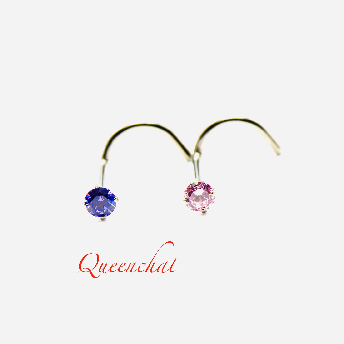 20g F136 Titanium CZ Nose Stud