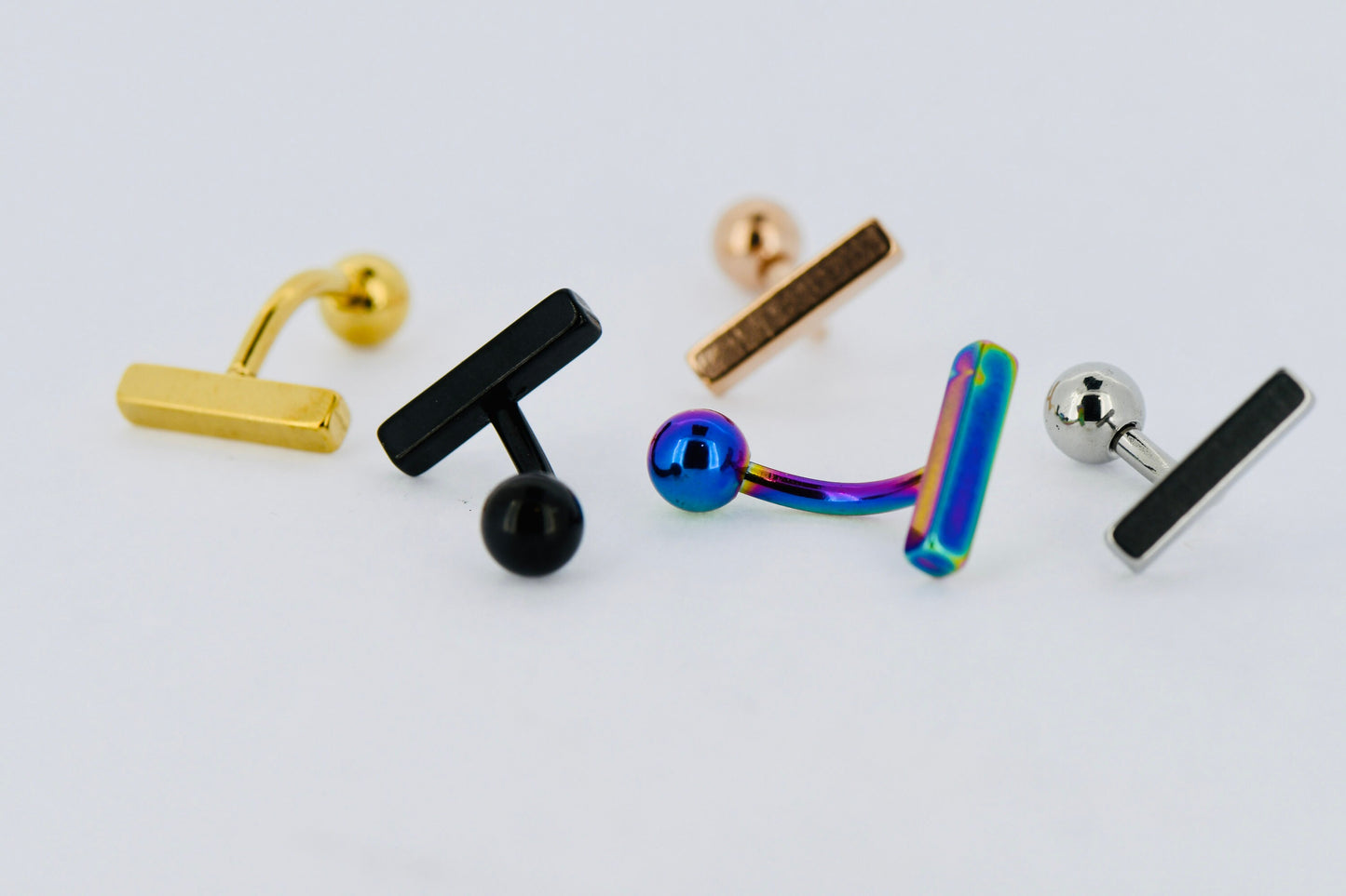 14G Minimalist Belly Bar, Bellybutton Ring, Navel Ring, Belly Piercing Jewellery
