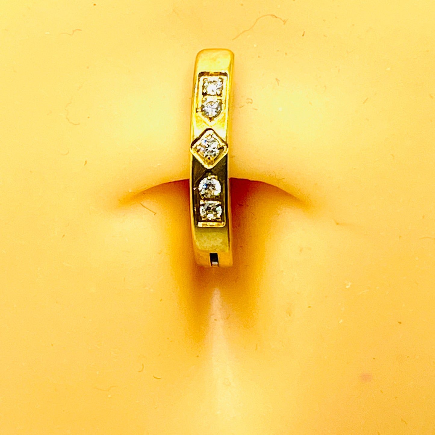 14G Minimalist Clicker Ring With Gems, Clicker Navel Ring, Belly button Clicker 10mm Belly Bar