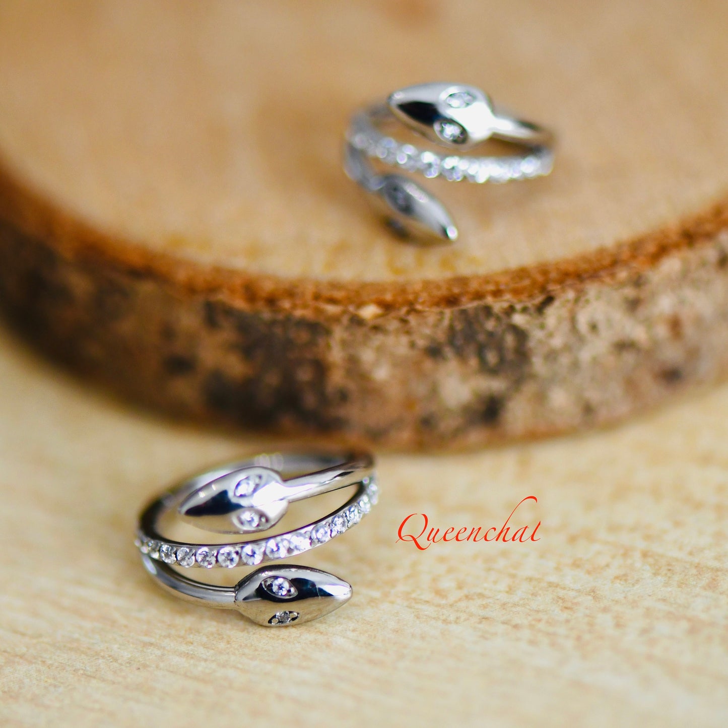 16G 316L S/S Double Snake Headedl Hinged Segment Ring Septum Ring Nose Ring